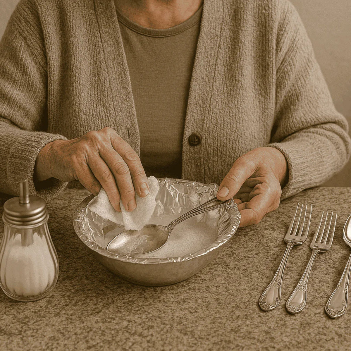 Grandma's tricks for always shiny silverware!