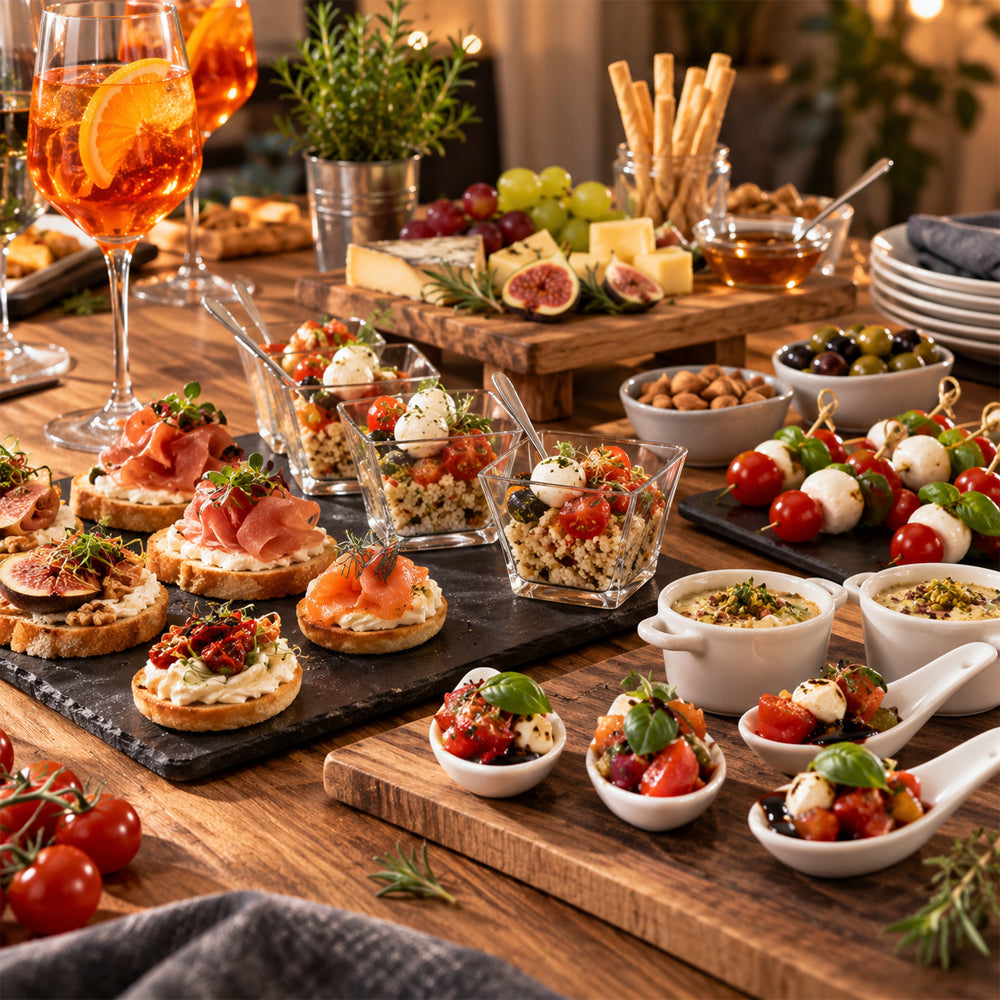 Finger food veloci per aperitivo in casa: idee e consigli