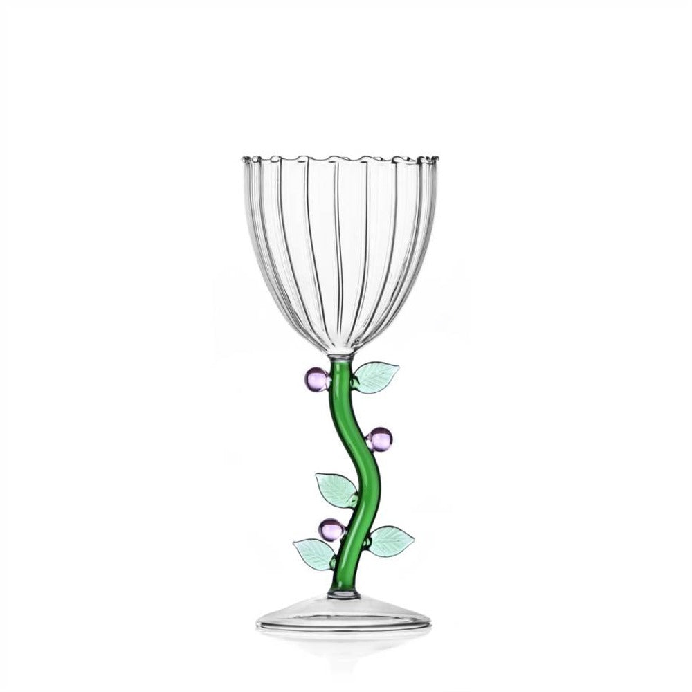 28 cl - Ichendorf Botanica Fiore Calice Multiuso Effetto Ottico In Vetro Borosilicato