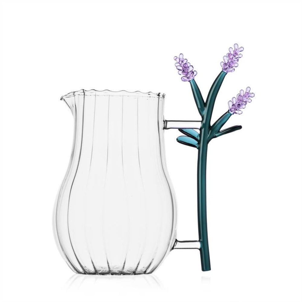 1.75 Litri - Ichendorf Botanica Fiore Blu Pichet En Verre Borosilicate