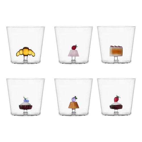 30 cl - Ichendorf Pâtisserie Tumbler Wasserglas Aus Borosilikatglas - Set 6 Stück