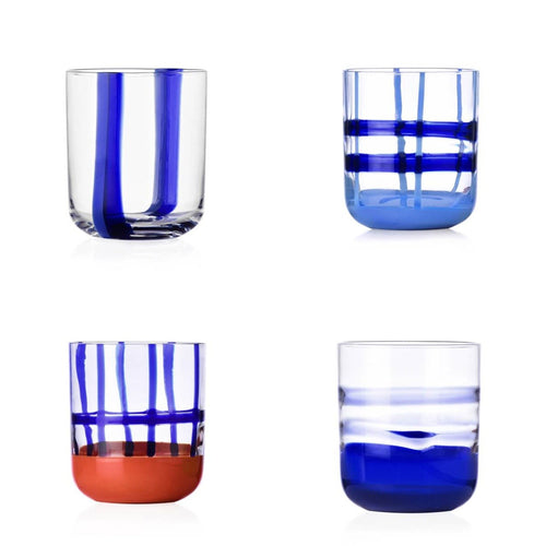 35 cl Ichendorf Gesti Tumbler Wasserglas aus Glas Borosilicato Set 4 Stk