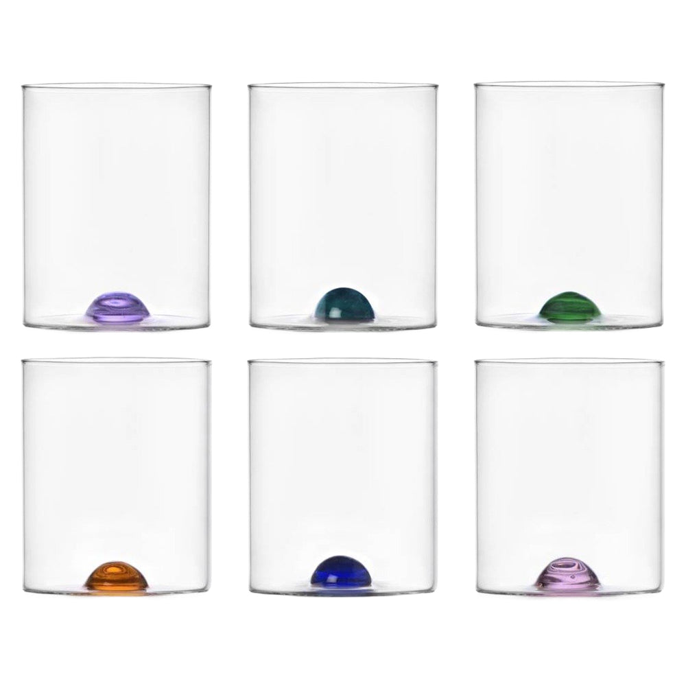 35 cl - Ichendorf Luna Tumbler Vaso de agua de vidrio borosilicato - Set 6 piezas