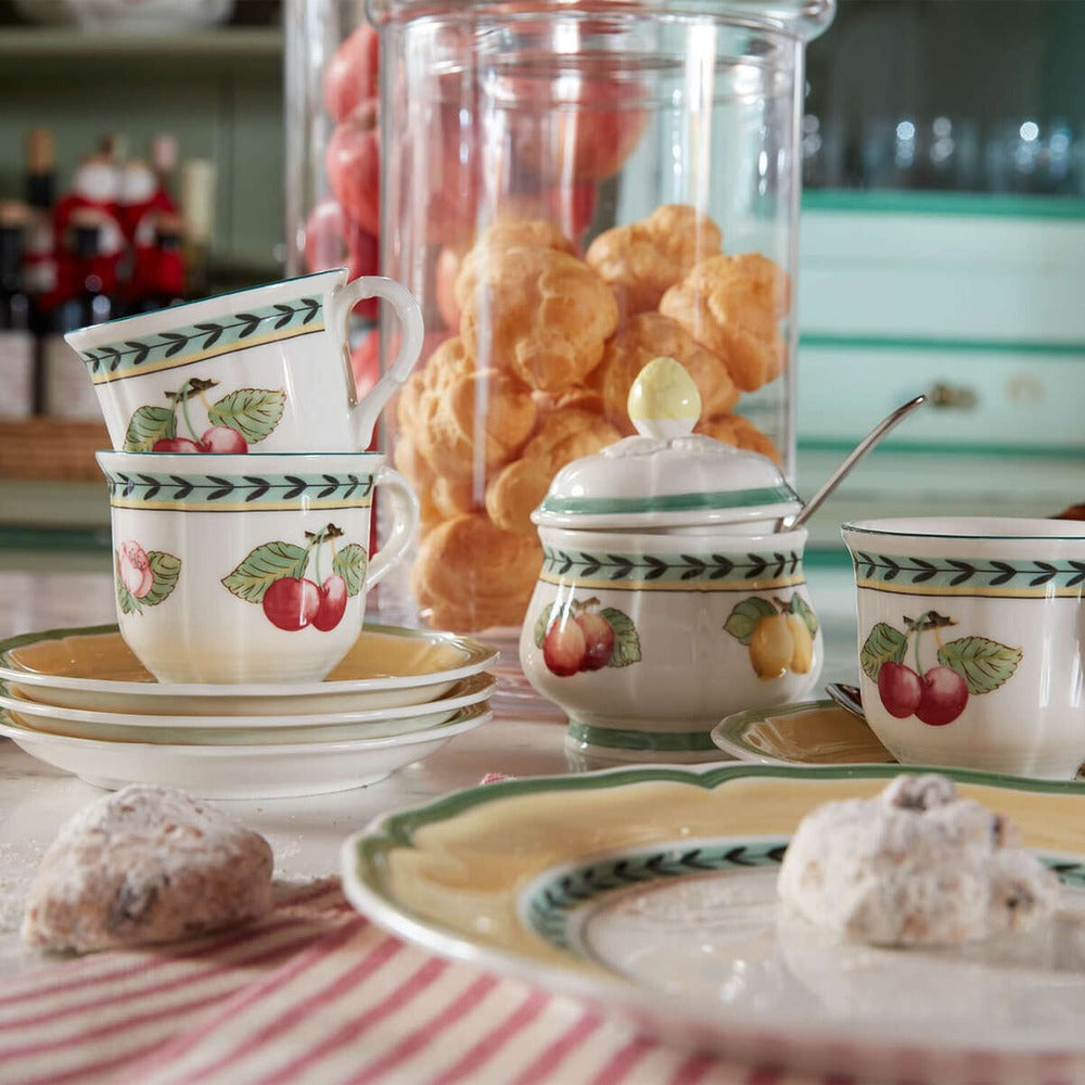26 cl - Villeroy & Boch French Garden Fleurence Tasse à cappuccino en porcelaine premium - Set de 6 pz