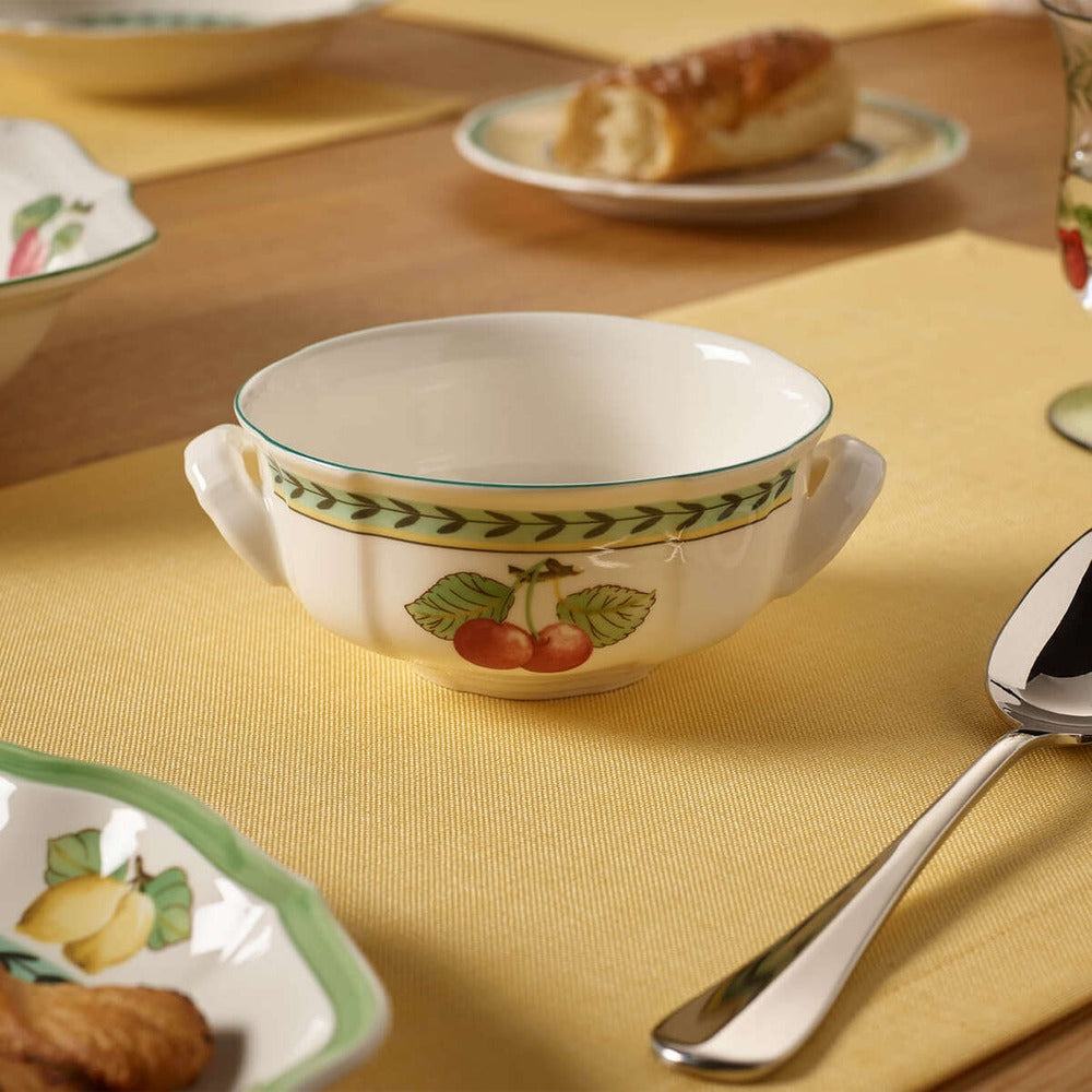24 cl - Villeroy & Boch French Garden Fleurence Tasse bouillon en porcelaine premium - Set de 6 pz