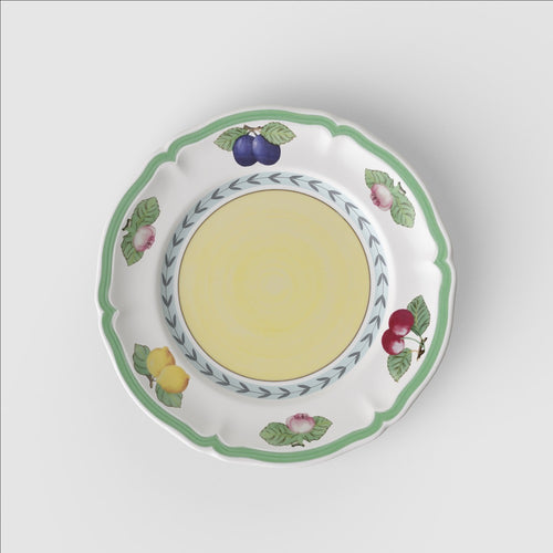 17,4 cm - Villeroy & Boch French Garden Fleurence Brotteller aus Premium-Porzellan Set 6 Stk