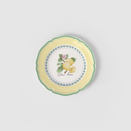 20.7 cm - Villeroy & Boch French Garden Valence Piatto Dessert aus Premium-Porzellan - Set mit 6 Stk