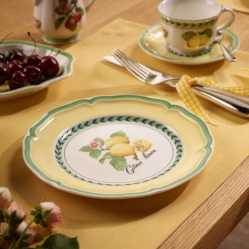20.7 cm - Villeroy & Boch French Garden Valence Piatto Dessert aus Premium-Porzellan - Set mit 6 Stk