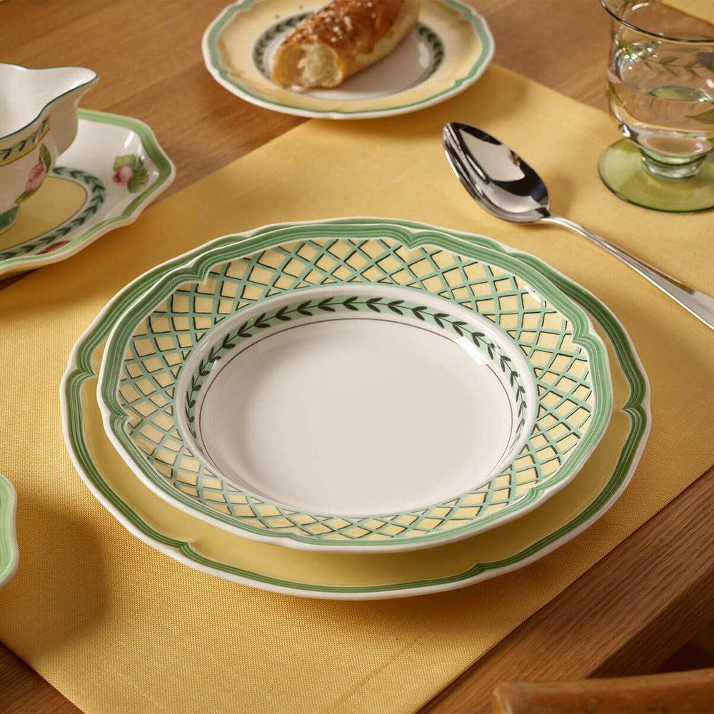 30 cl - Villeroy & Boch French Garden Orange Assiette creuse en porcelaine premium - Set de 6 pz
