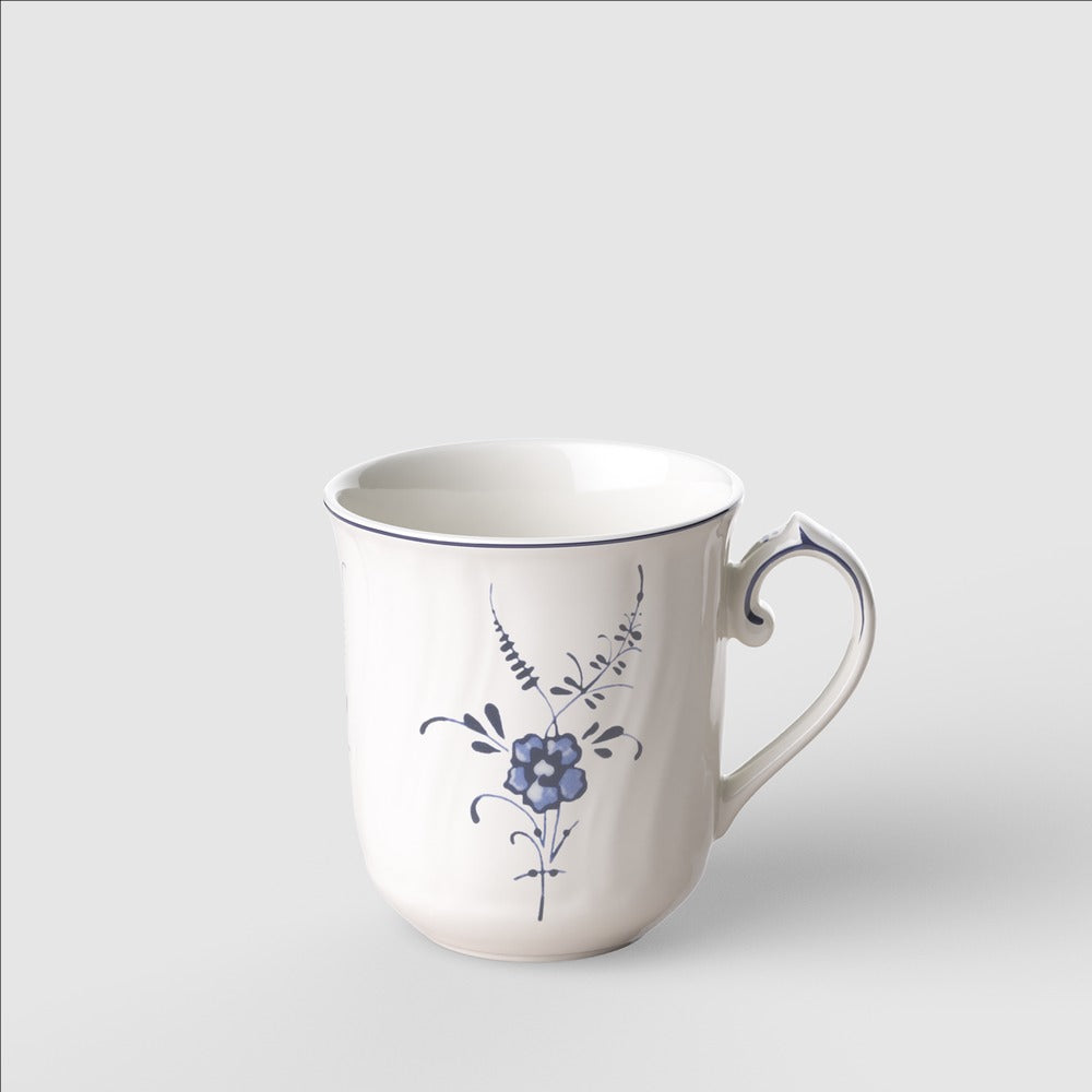 26 cl - Villeroy & Boch Vieux Luxembourg Mug avec anse en porcelaine premium - Set de 6 pz