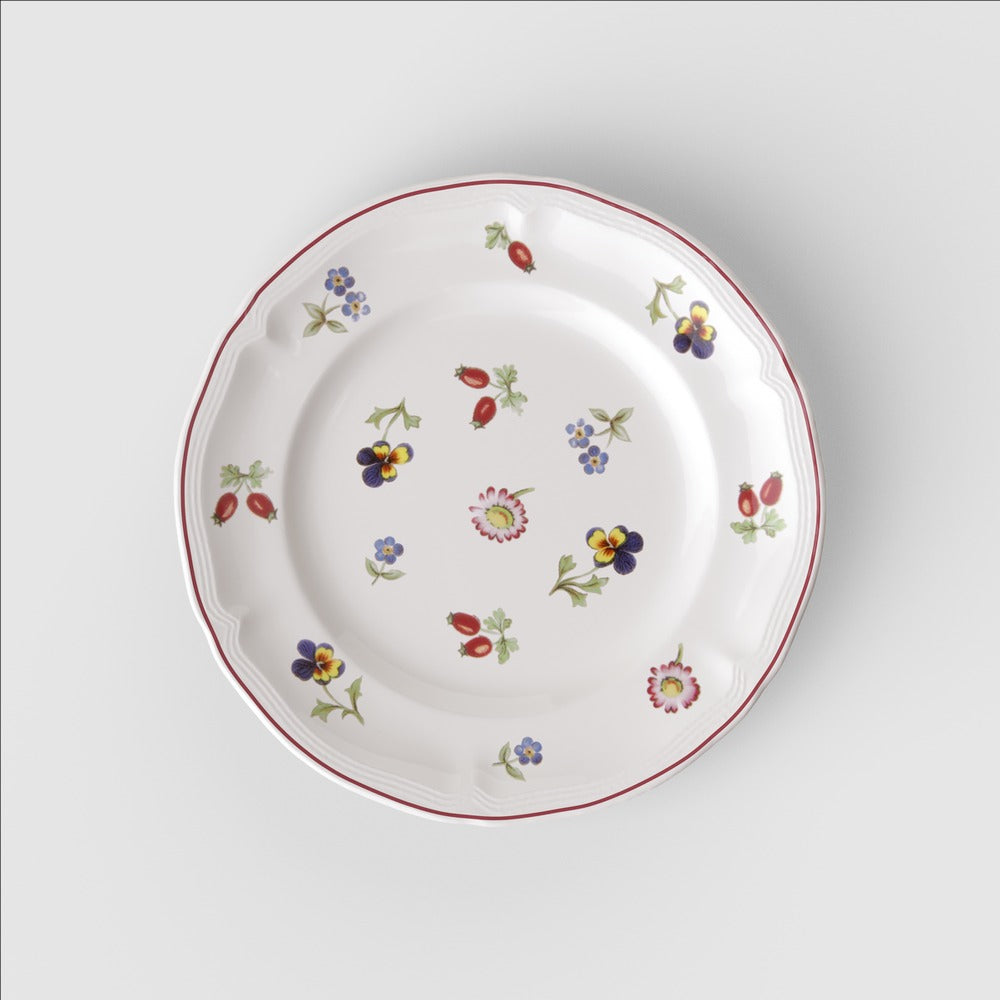17.4 cm - Villeroy & Boch Petite Fleur Broodbord van premium porselein - Set van 6 st