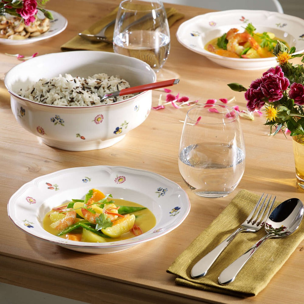 33 cl - Villeroy & Boch Petite Fleur Assiette Creuse En Porcelaine Premium - Lot de 6 Pièces