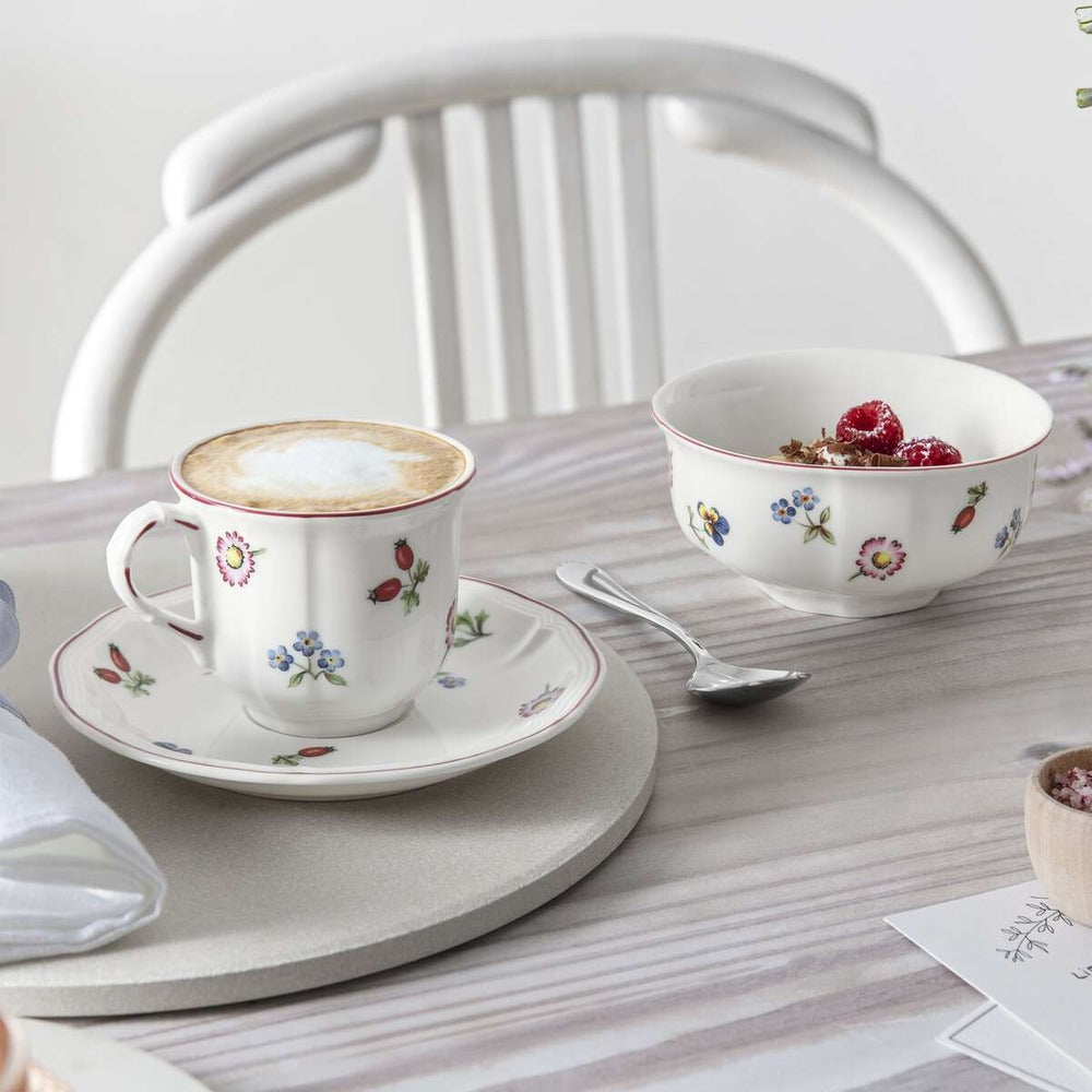 24 cl - Villeroy & Boch Petite Fleur Fruitsalade dessertkom van premium porselein - Set van 6 st