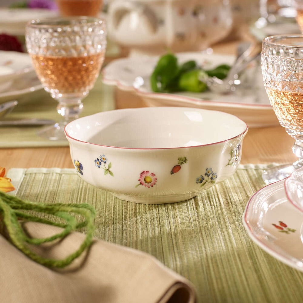 35 cl - Villeroy & Boch Petite Fleur Fruit Salade Dessertkom in Premium Porselein - Set van 6 Stuks