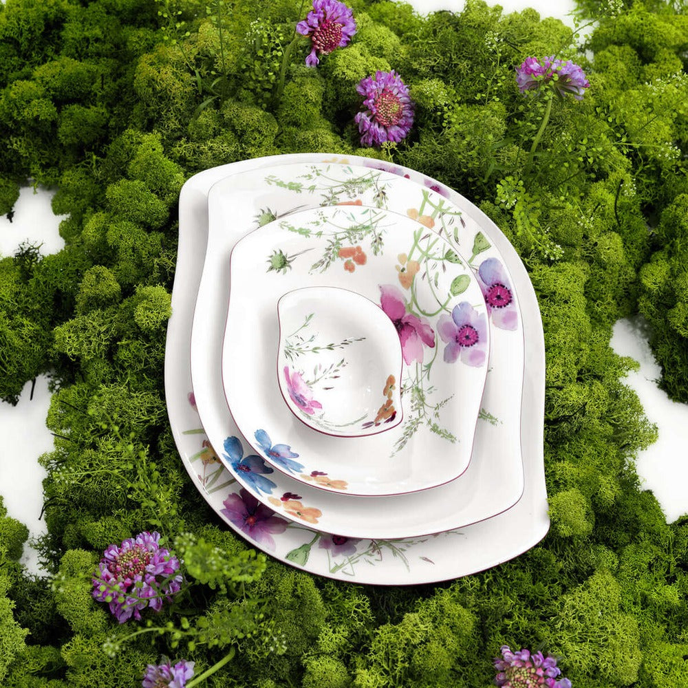 3 cl - Villeroy & Boch Mariefleur Serve & Salad Ciotolina Salse In Porcellana Premium - Set 6 Pz