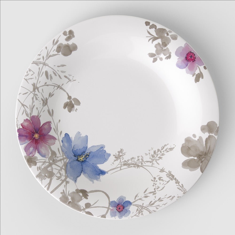 30 cm - Villeroy & Boch Mariefleur Gris Basic Gourmet bord van premium porselein