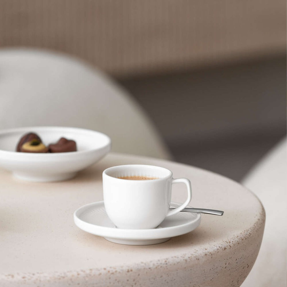 11.6 cm - Villeroy & Boch Afina Soucoupe Tasse Espresso en Porcelaine