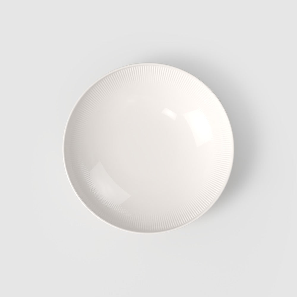 25 cm - Villeroy & Boch Afina Assiette creuse sans rebord en porcelaine