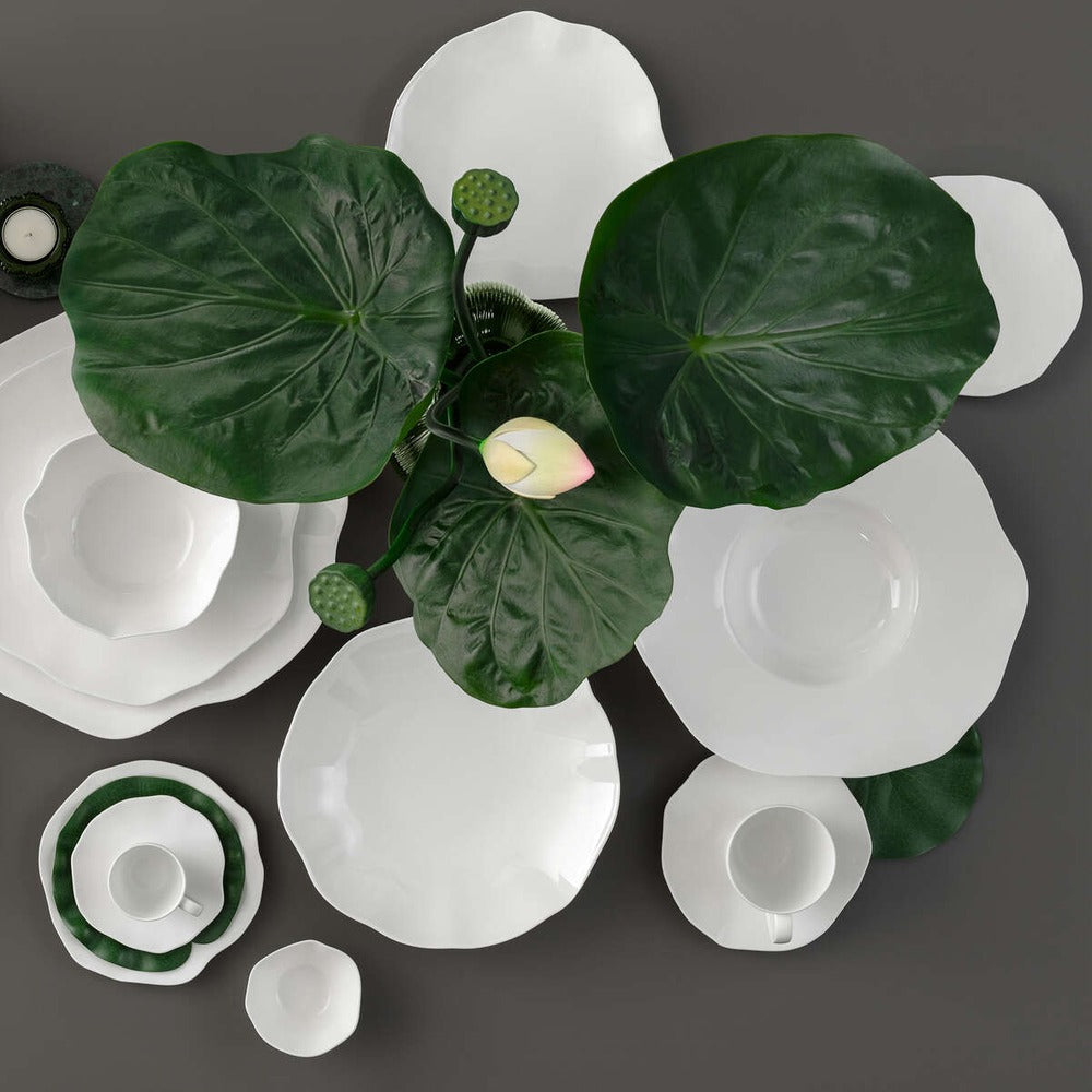 11.6 cm - Villeroy & Boch Pura Piattino Tazza Caffè In Porcellana Premium - Set 6 Pz