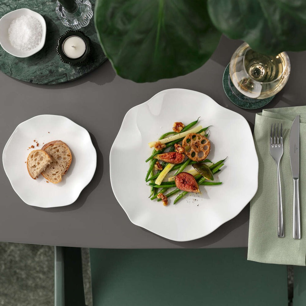 27.2 cm - Villeroy & Boch Pura Plat Bord in Premium Porselein - Set van 6 Stuks
