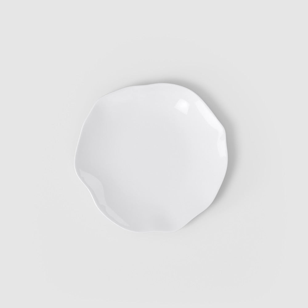 22 cm - Villeroy & Boch Pura Assiette Dessert En Porcelaine Premium - Lot de 6 Pièces