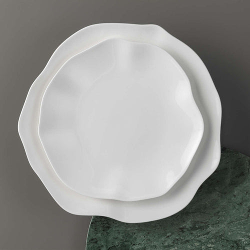 22 cm - Villeroy & Boch Pura Dessertteller Aus Premium-Porzellan - Set mit 6 Stück