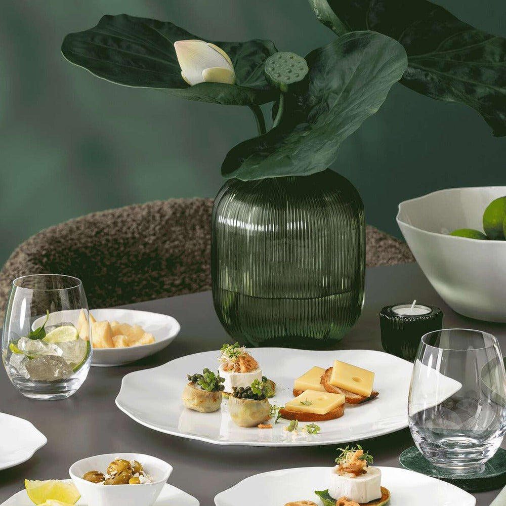 32.1 cm - Villeroy & Boch Pura Plato presentación gourmet de porcelana premium