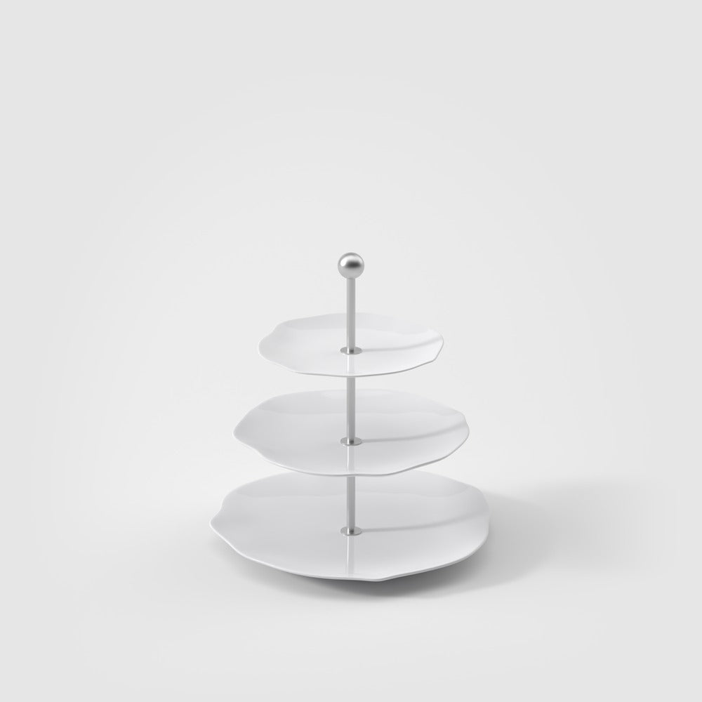 27.2 cm - Villeroy & Boch Pura Cake Stand In Premium Porcelain