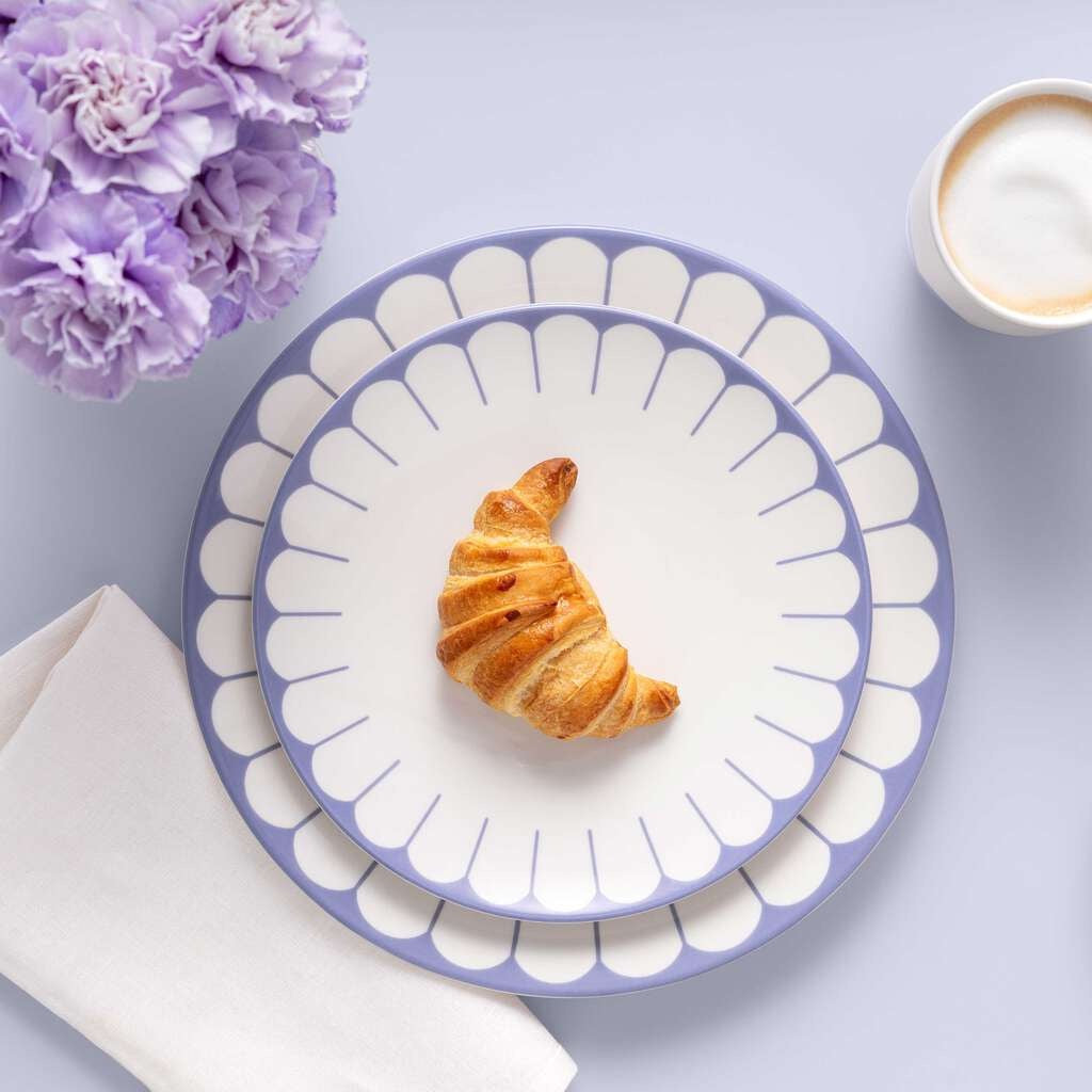 21.2 cm - Villeroy & Boch Fleur Assiette Dessert En Porcelaine Premium Lot de 6 Pièces