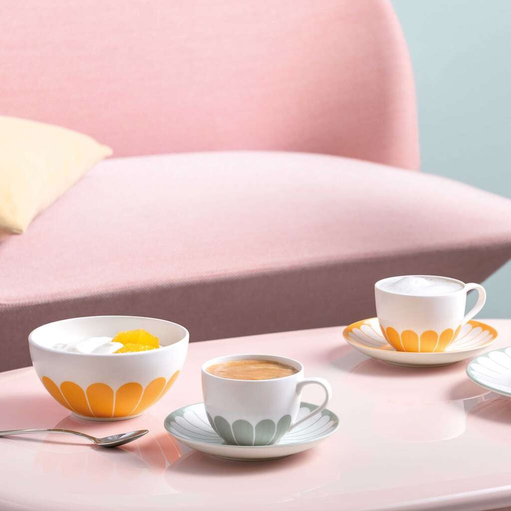 43 cl - Villeroy & Boch Fleur Ciotola Cereali In Porcellana Premium Set 4 Pz