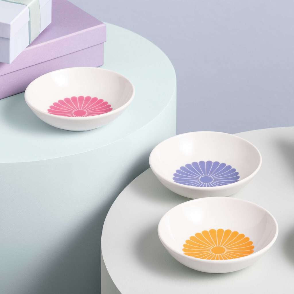 11 cl - Villeroy & Boch Fleur Coppetta Macedonia In Porcellana Premium Set 6 Pz