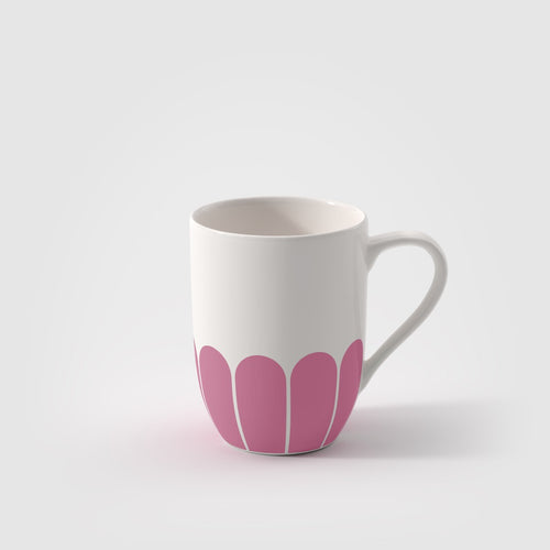 29 cl - Villeroy & Boch Fleur Cappuccino-Tasse Aus Premium-Porzellan Set 6 Pz