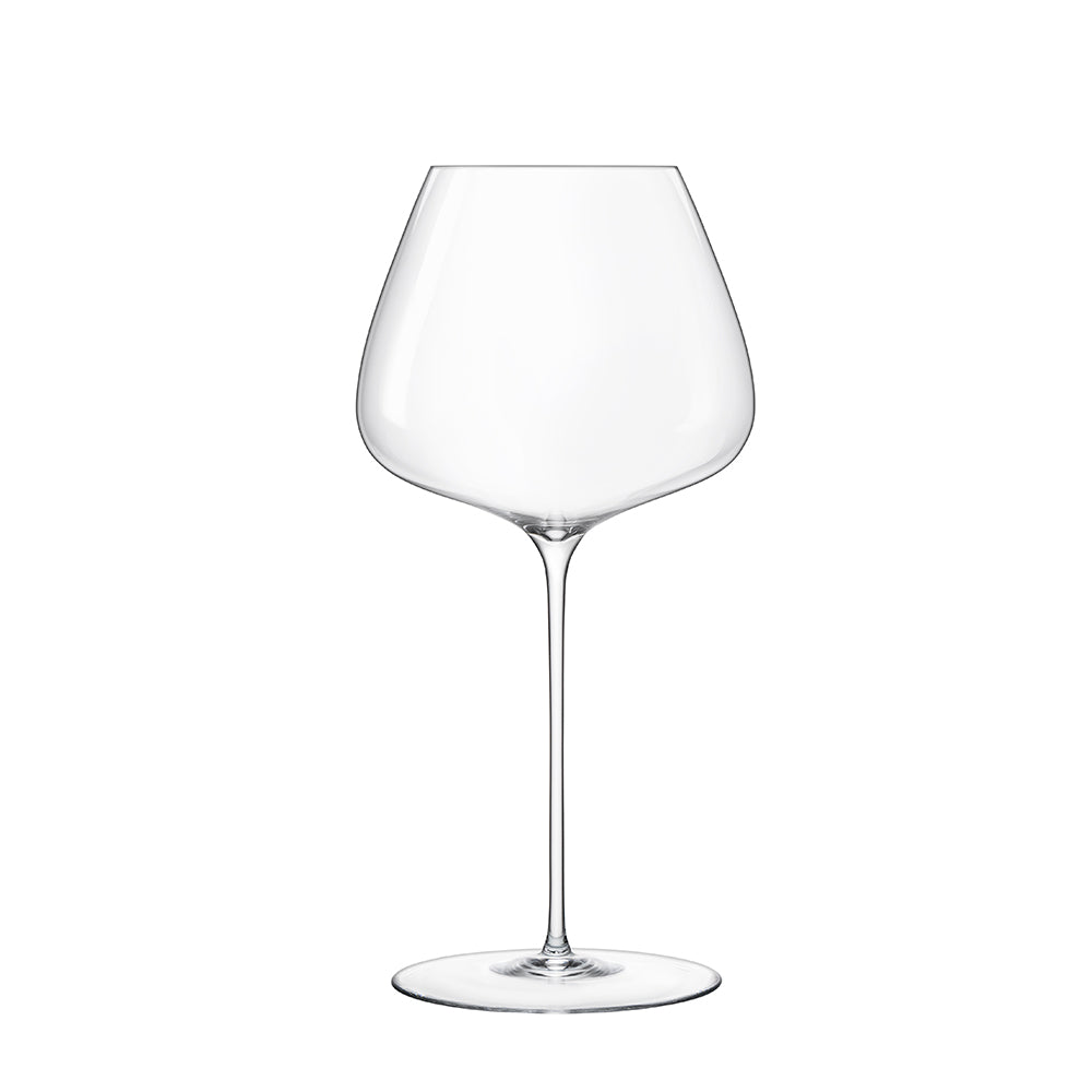 87 cl - Bormioli Luigi Sapientia Burgundy Red Wine Glass Mouth-Blown Glass Set of 2 Pcs