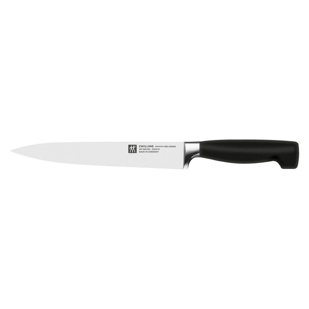 20 cm - Zwilling 4 Stars Coltello Carne Liscio In Acciaio Inox
