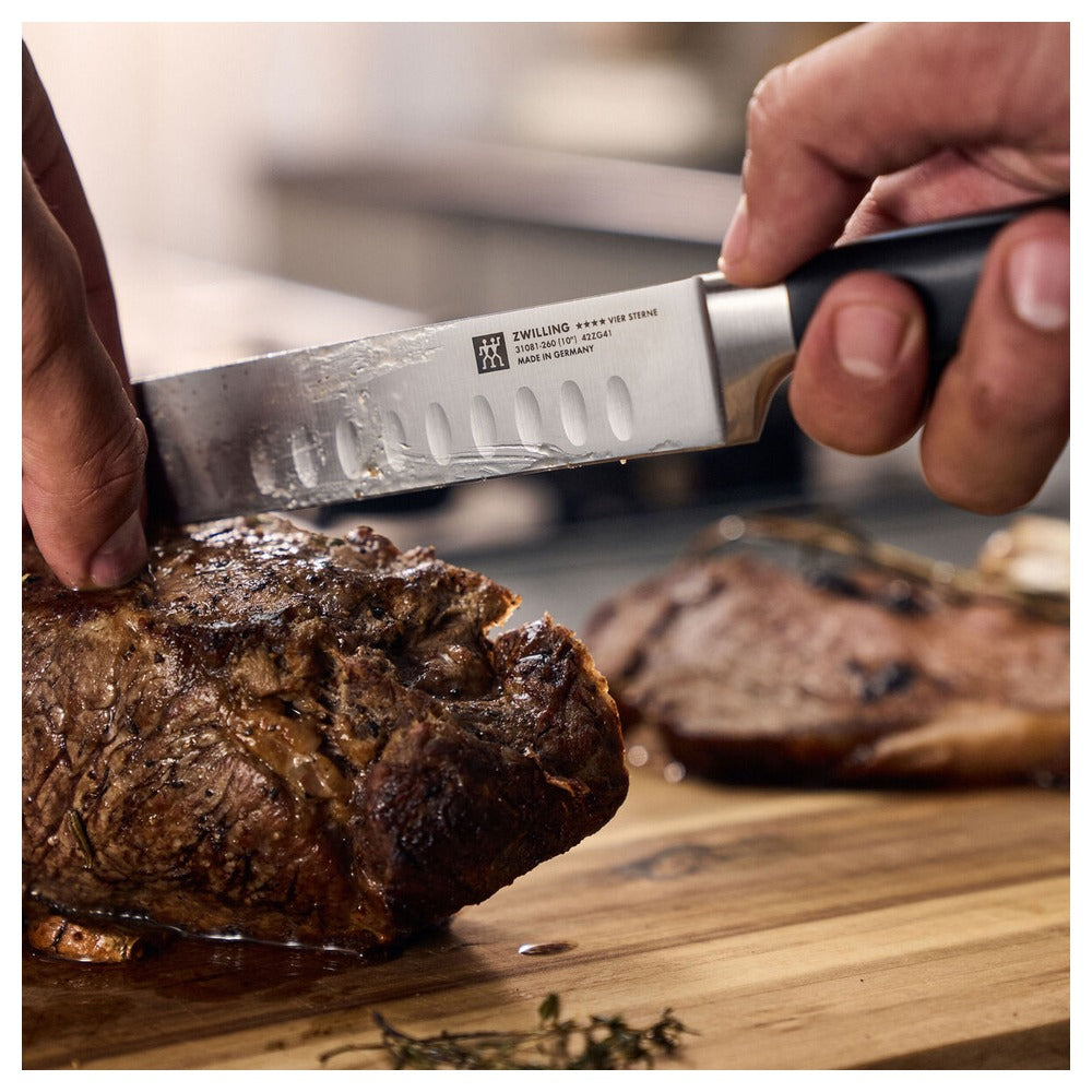 26 cm - Zwilling 4 Stars Cuchillo Jamón en Acero Inoxidable