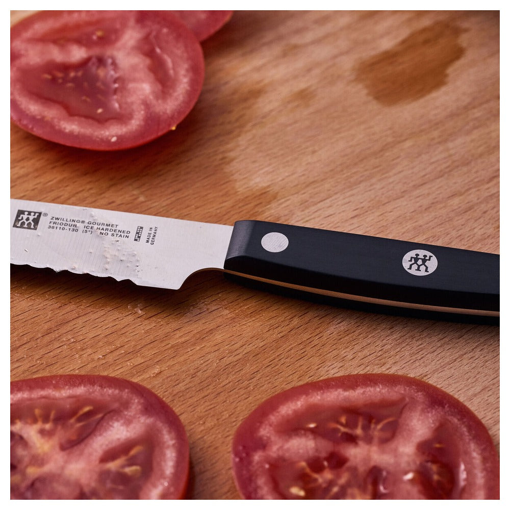 13 cm - Zwilling Gourmet Gekarteld Universeel Mes In Roestvrij Staal