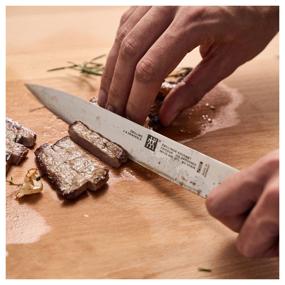 Zwilling Gourmet Cuchillo Carne Lisa en Acero Inoxidable