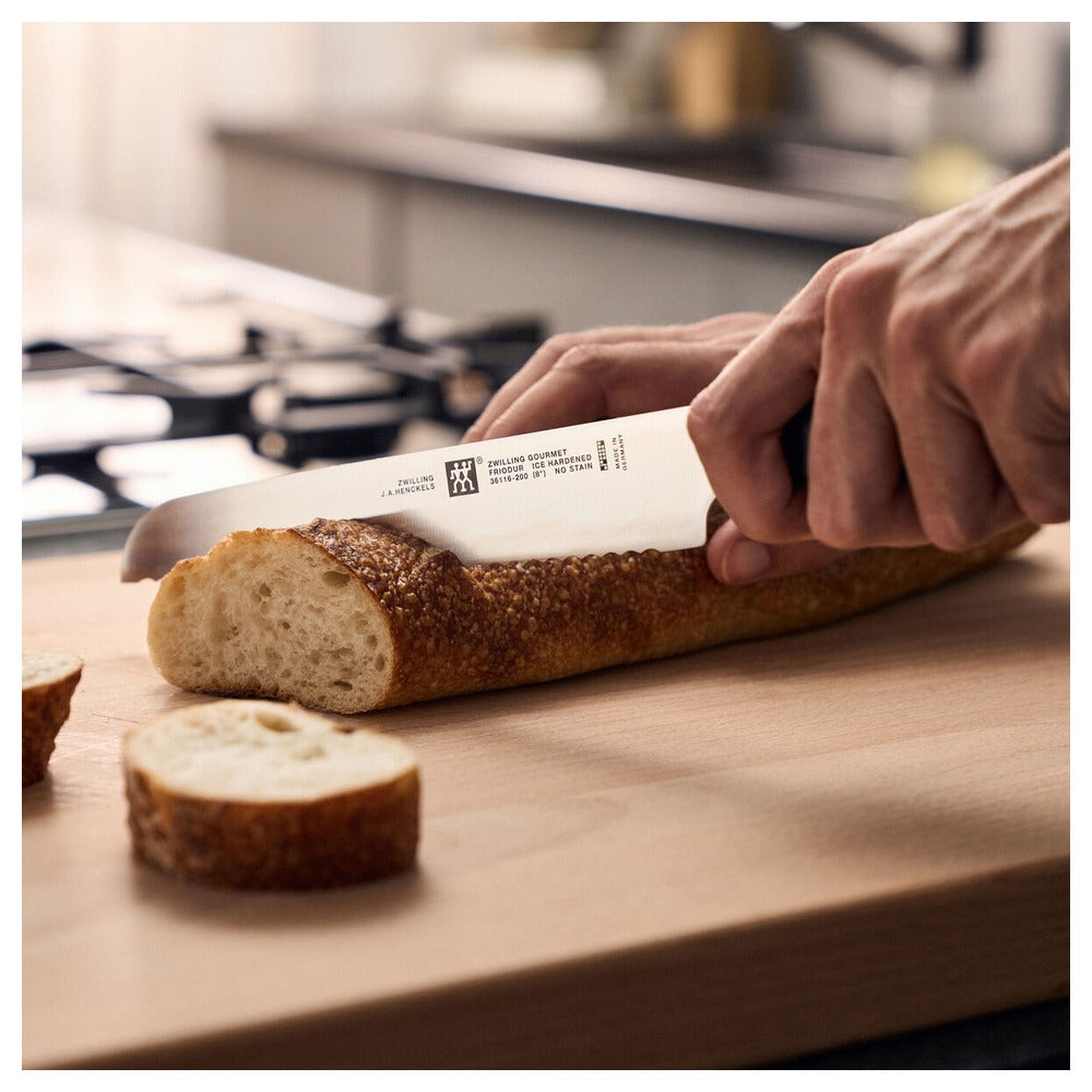 20 cm - Zwilling Gourmet Broodmes met kartel van roestvrij staal