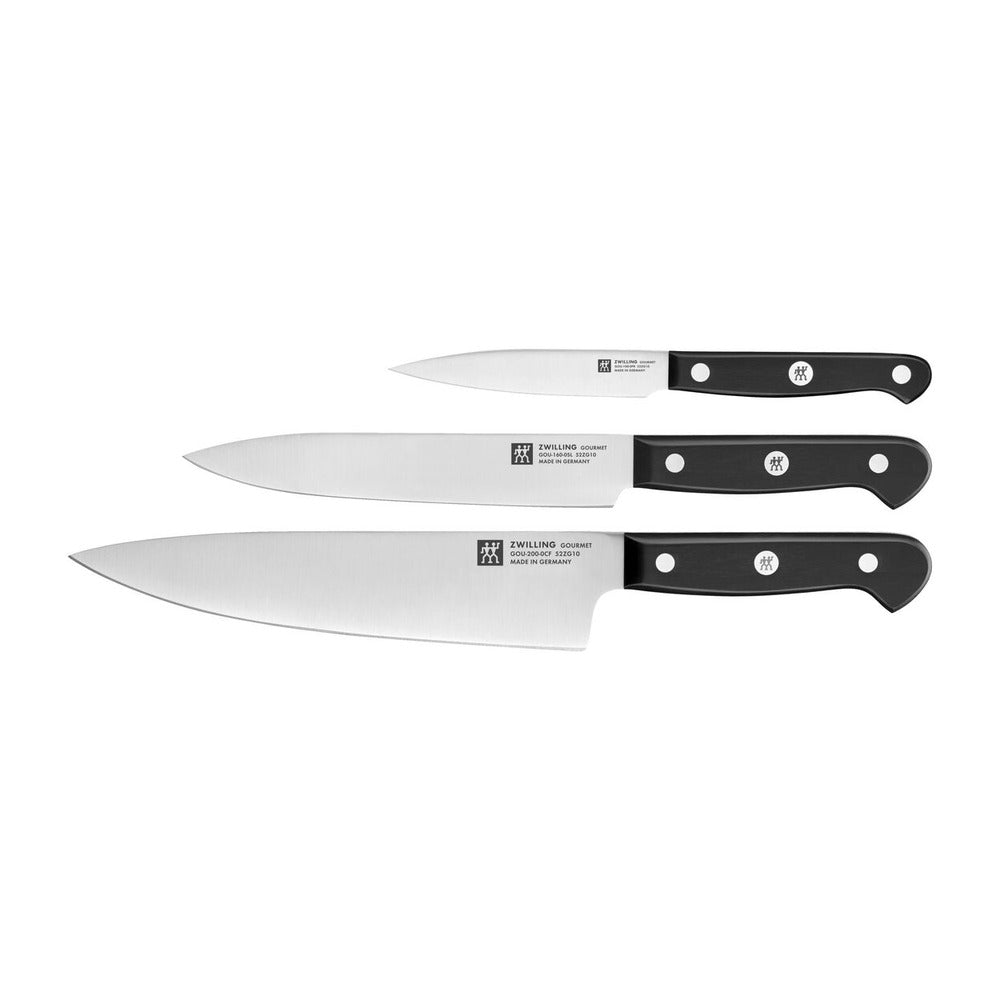 Zwilling Gourmet Set de Cuchillos en Acero Inoxidable - Set de 3 Pzs