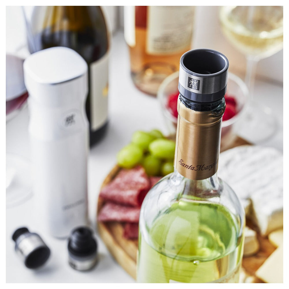 Zwilling Fresh & Save Set Bouchons Salva Vino En Acier Inoxydable - Set 3 Pz