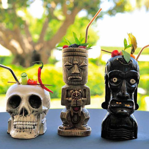 50 Cl Paderno Tiki Keramikglas
