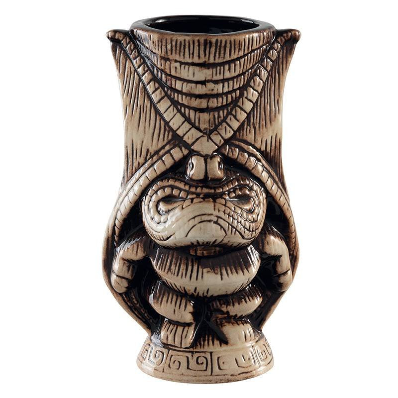 43 Cl Paderno Tiki Vaso en Cerámica en Vidrio