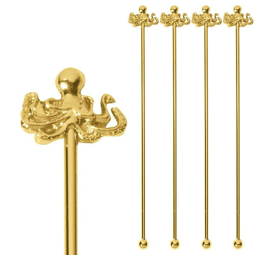 18 5 Cm Paderno Bar Happy Hour Bar-Löffel Polpo aus Edelstahl Set mit 4 Stk
