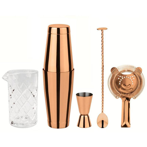 Paderno Crystal Mixology-Set Aus Edelstahl Set 5 Stück