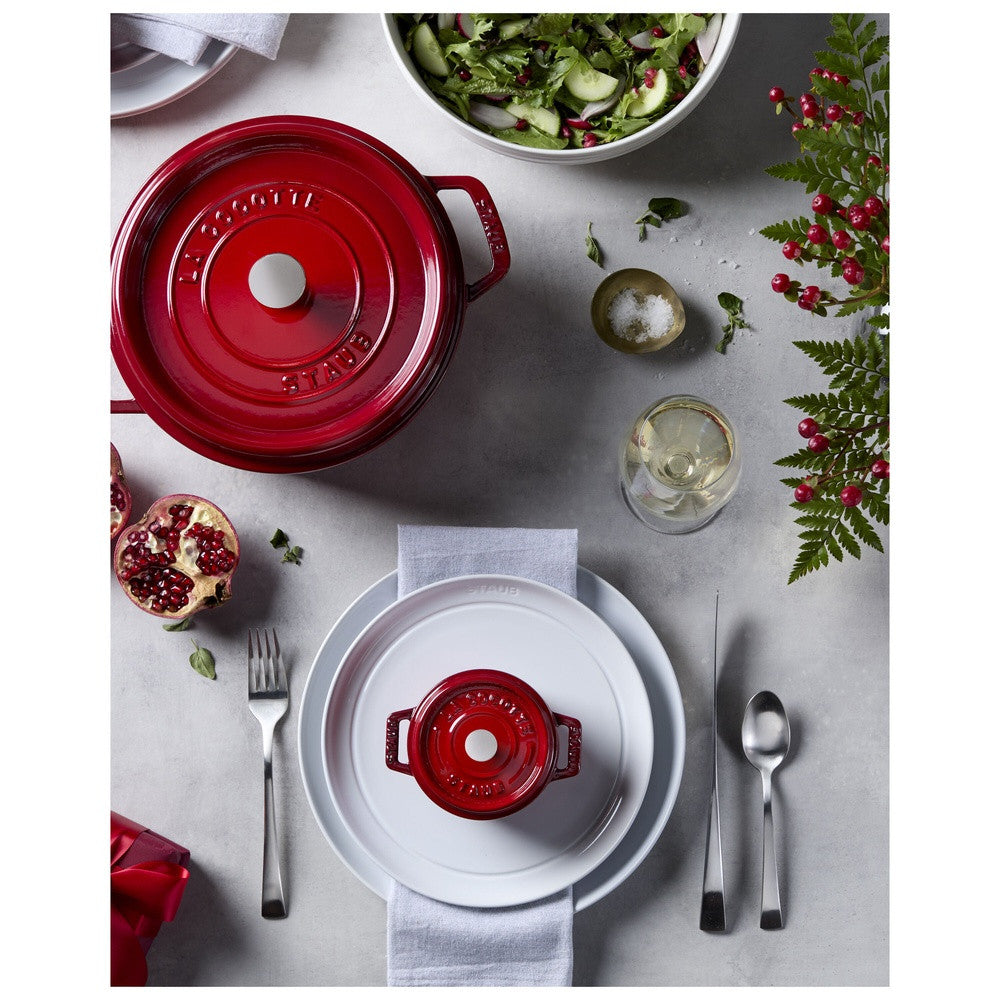 22 cm - Staub La Cocotte Casseruola Cocotte Rotonda In Ghisa