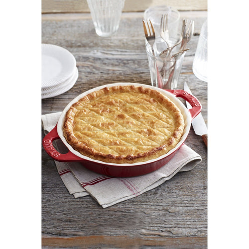 23.6 cm - Staub Ceramique Tortiera Rotonda In Ceramica