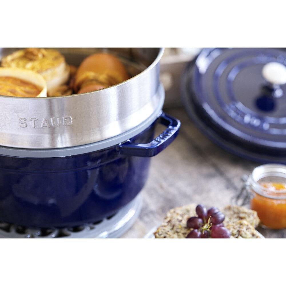 26 cm - Staub Cestello Cottura a Vapore Rotondo In Acciaio Inox