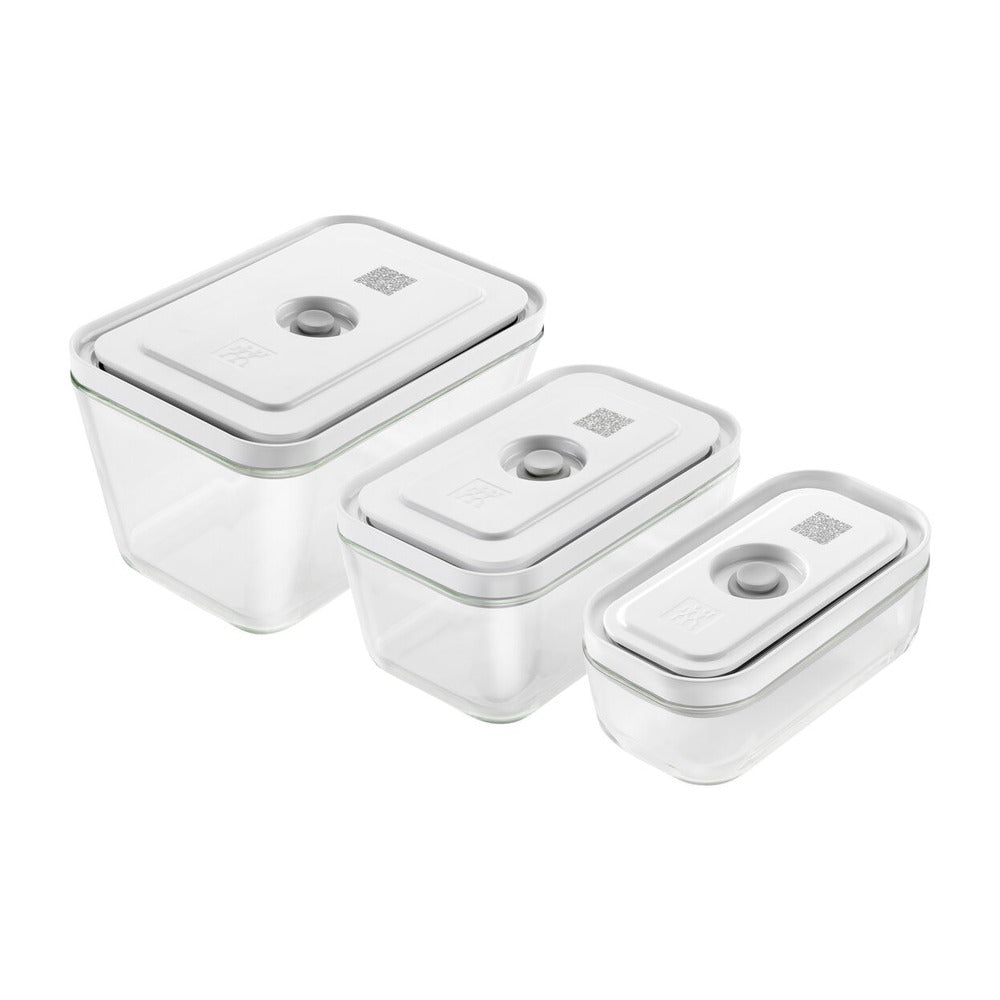 Zwilling Fresh & Save voedselcontainerset van glas - Set van 3 st