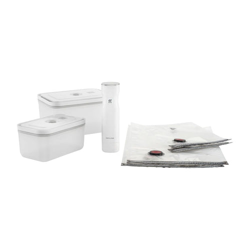 Zwilling Fresh & Save Vakuum-Set mit Kunststoffbehältern und Vakuumpumpe - Set mit 7 Stk