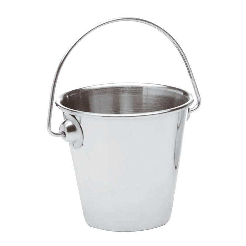 7 Cm Paderno Tableware Buffet And Display Secchiello Porta Snack In Acciaio Inox